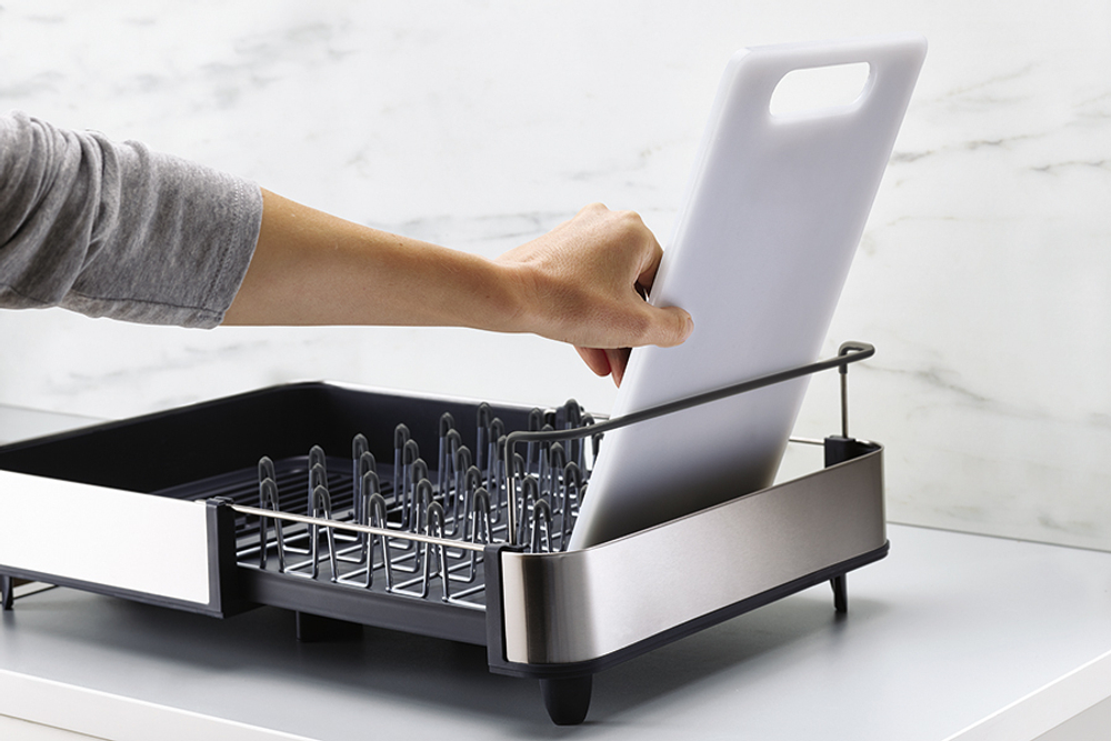 Сушилка для посуды раздвижная Extend Steel серая Joseph Joseph