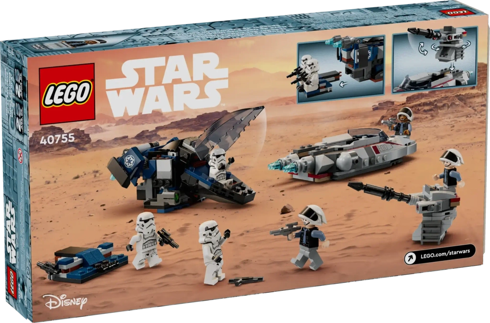 Конструктор LEGO Star Wars 40755 Имперский десантный корабль против Повстанческого разведывательного спидера
