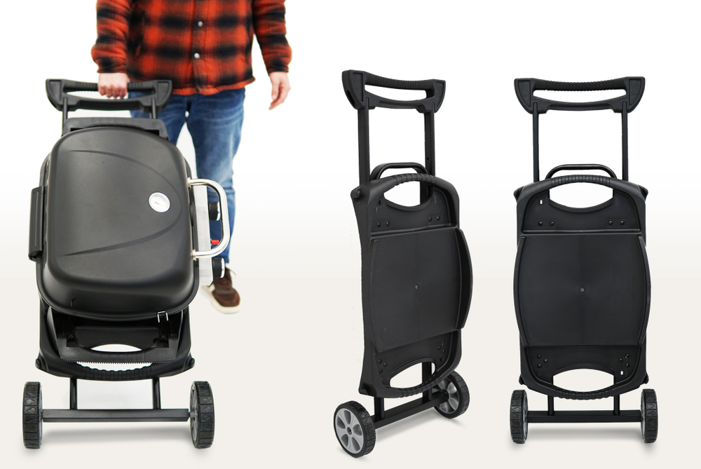 Портативный газовый гриль 2 горелки