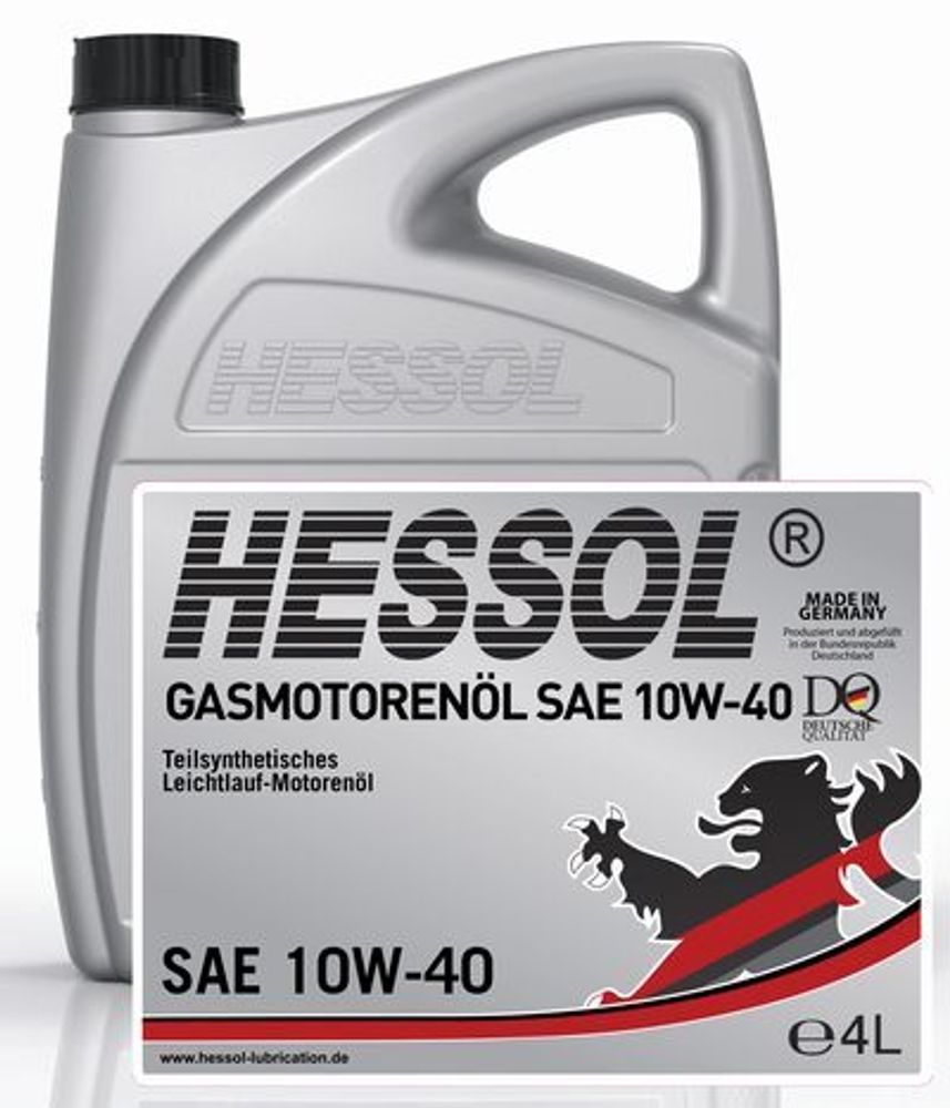 HESSOL GASMOTORENOL - 10W40 - 1 л Масло моторное д