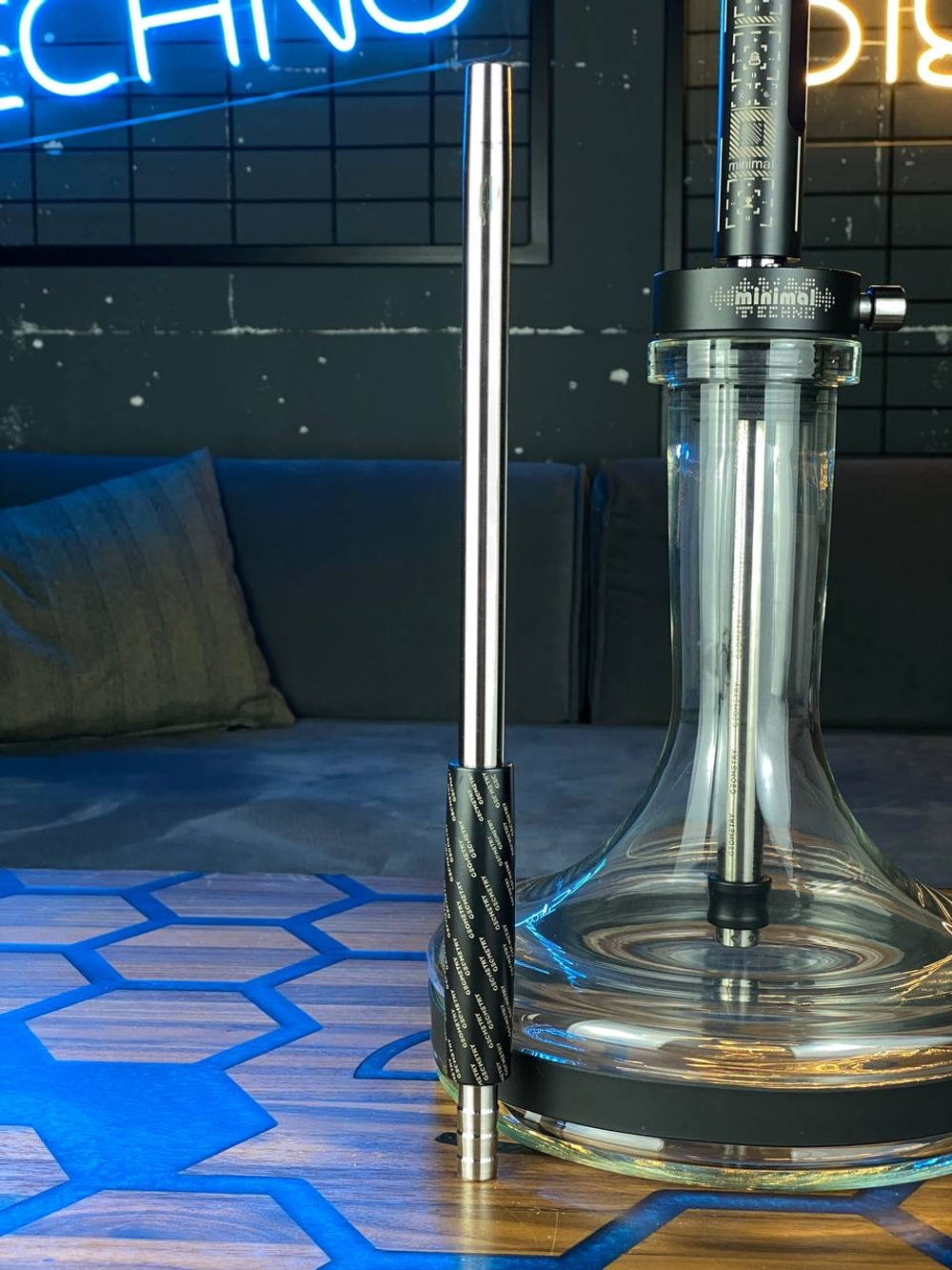 Кальян Geometry hookah TECHNO(фиолетовый)