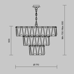 Подвесной светильник Maytoni MOD043PL-18G