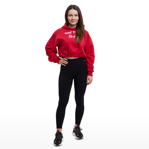 Худи женская Clan 13 Not your baby, красный
