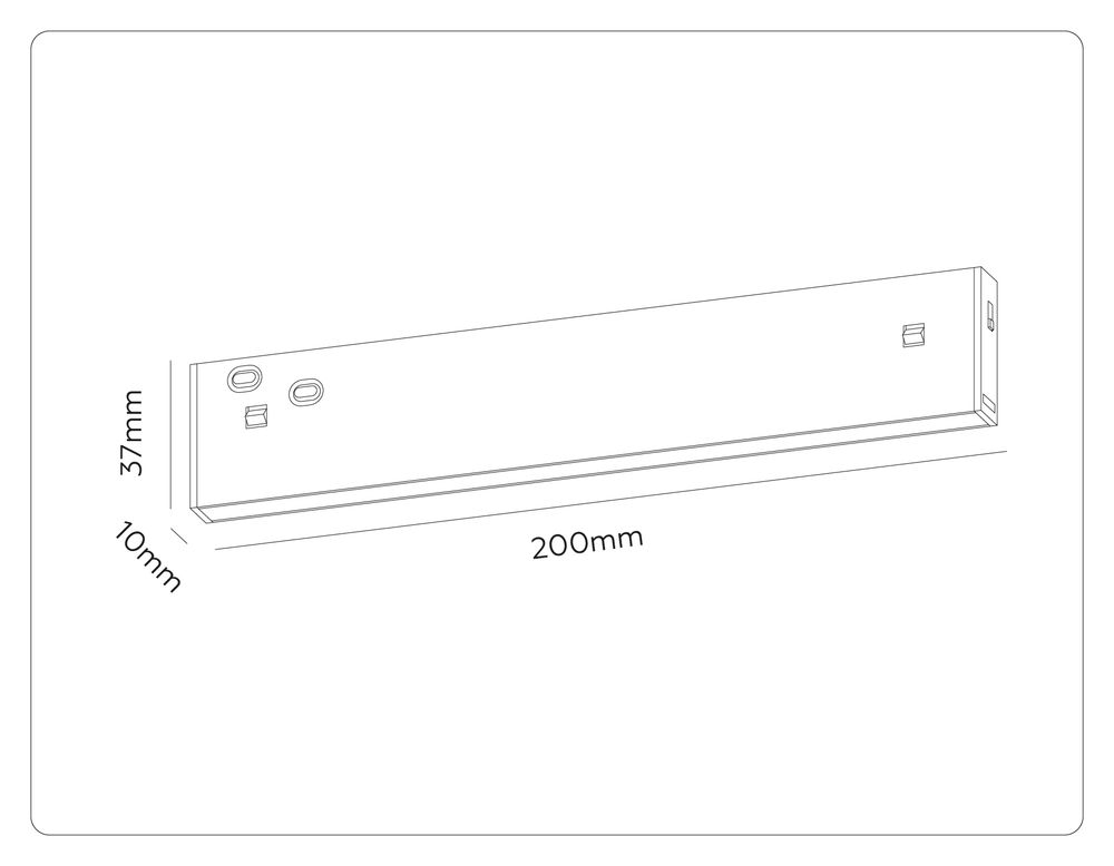 Ambrella Трековый линейный светильник 3CCT 3000K-6000K 10W 120° Track System GL2320