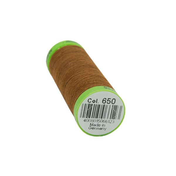Нитки для тонких тканей Gutermann Extra Fine 150 (200 метров), 5 кат. | 650 золотисто-каштановый