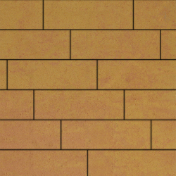 Тротуарная плитка ПРЯМОУГОЛЬНИК 750х250 мм - Листопад гладкий Сахара