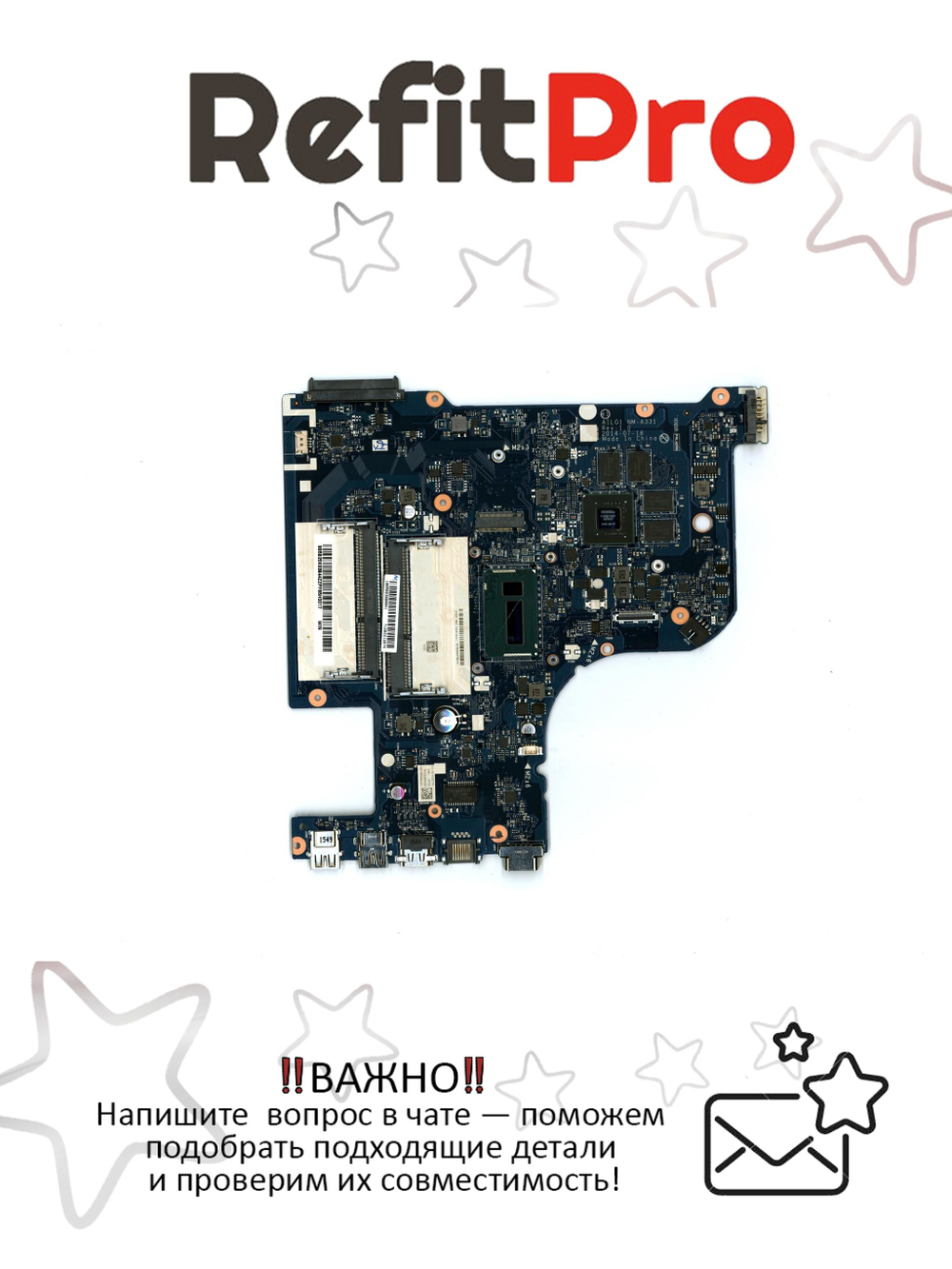 Материнская плата для ноутбука Lenovo G70-80 Laptop WIN Intel Core i3 5005U GeForce 920M 2G (5B20K83944), оригинал