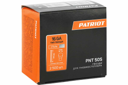 Отделочные гвозди для пневмостеплера PATRIOT PNT 50S тип 16GA 830902160