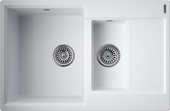 Мойка Daisen 78-2T-WH Tetogranit/белый(арт.4993530)