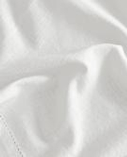 ZARA HOME НАБОР ХЛОПКОВЫХ САЛФЕТОК С МЕРЕЖКОЙ (2 ШТ.), БЕЛЫЙ