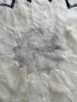 Ковер шкура натуральная овчина меховой