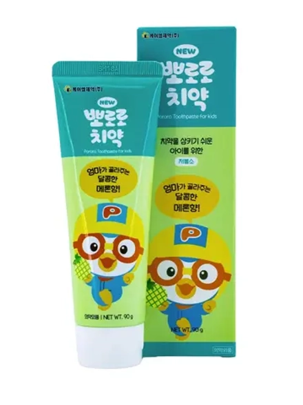 PORORO - ЗУБНАЯ ПАСТА С ЭКСТРАКТОМ ДЫНИ TOOTHPATE MELON FLAVOR, 90 G.