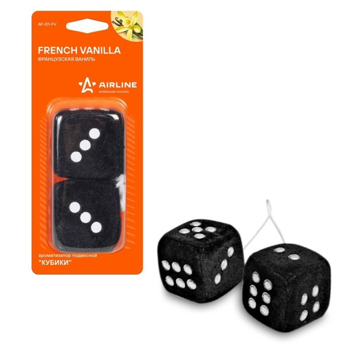 Ароматизатор подвесной  Кубики  Французская ваниль (AIRLINE)