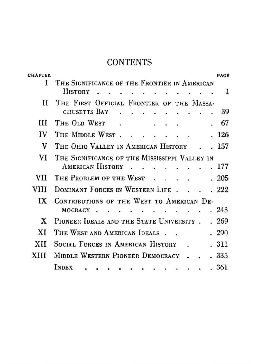 The frontier in American history | Frederick Jackson Turner