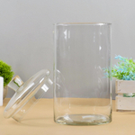 Ваза Трубка 146  с крышкой 14,5х30см (в-25см без/крышки)