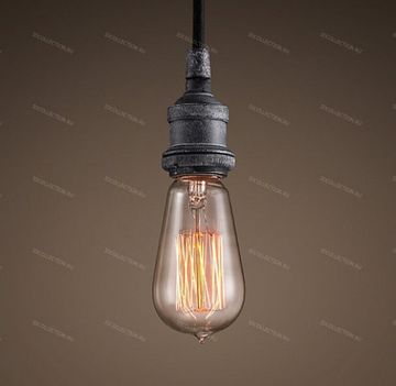replica  20TH C. FACTORY FILAMENT BARE BULB SINGLE Restoration Hardware