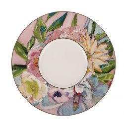 Набор чайный 4пр. "Flowers" (2 персон) v=220мл (фарфор) (подарочная упаковка)