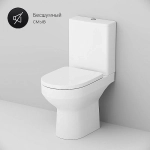 Унитаз-компакт AM.PM Spirit 2.0 C708600WH белый, с бачком, безободковый