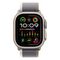 Apple Watch Ultra 2 GPS + Cellular, 49mm, корпус из титана, ремешок Trail зеленого/серого цвета (2023)