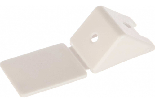 Уголок мебельный пластик белый большой