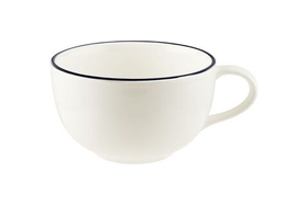 Чашка 250 мл. чайная d=96 мм. h=56 мм. Линеа Черный (блюдце 77973) Bonna /1/6/768/