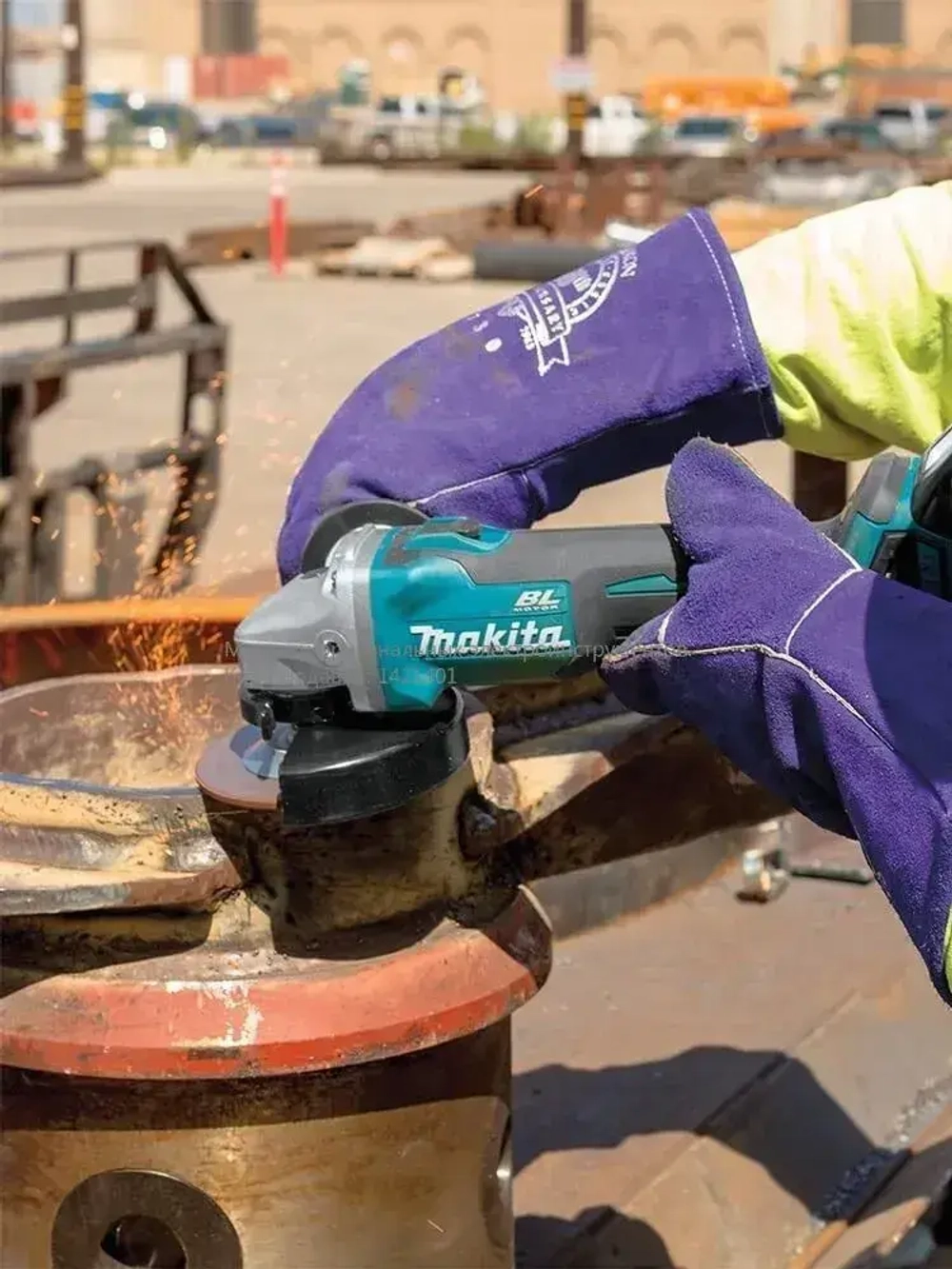 Makita DGA504 125мм Болгарка аккумуляторная УШМ/Угловая шлифовальная машина, Без аккумулятора и зарядного устройства