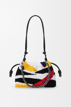 Loewe Средняя сумка Flamenco из вышитой кожи наппа, разноцветный