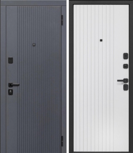 Стальная дверь Luxor 2МДФ Вертикаль Luxor