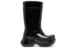 Balenciaga Crocs X Balenciaga Patent Finish Boots "Black" Women"s