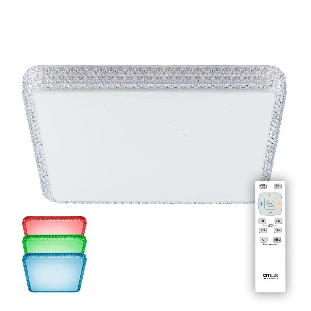 Citilux Альпина CL718K100RGB Люстра светодиодная с пультом