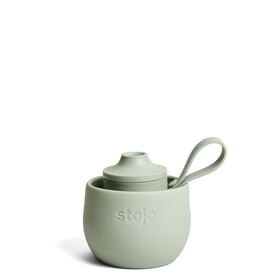 Бутылка складная силиконовая Stojo Sports Bottle Sage, 20 oz / 590 мл