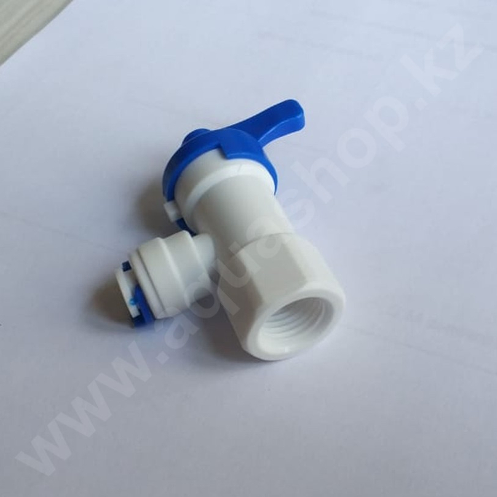 Кран для ёмкости QT-01A (1/4") сбоку