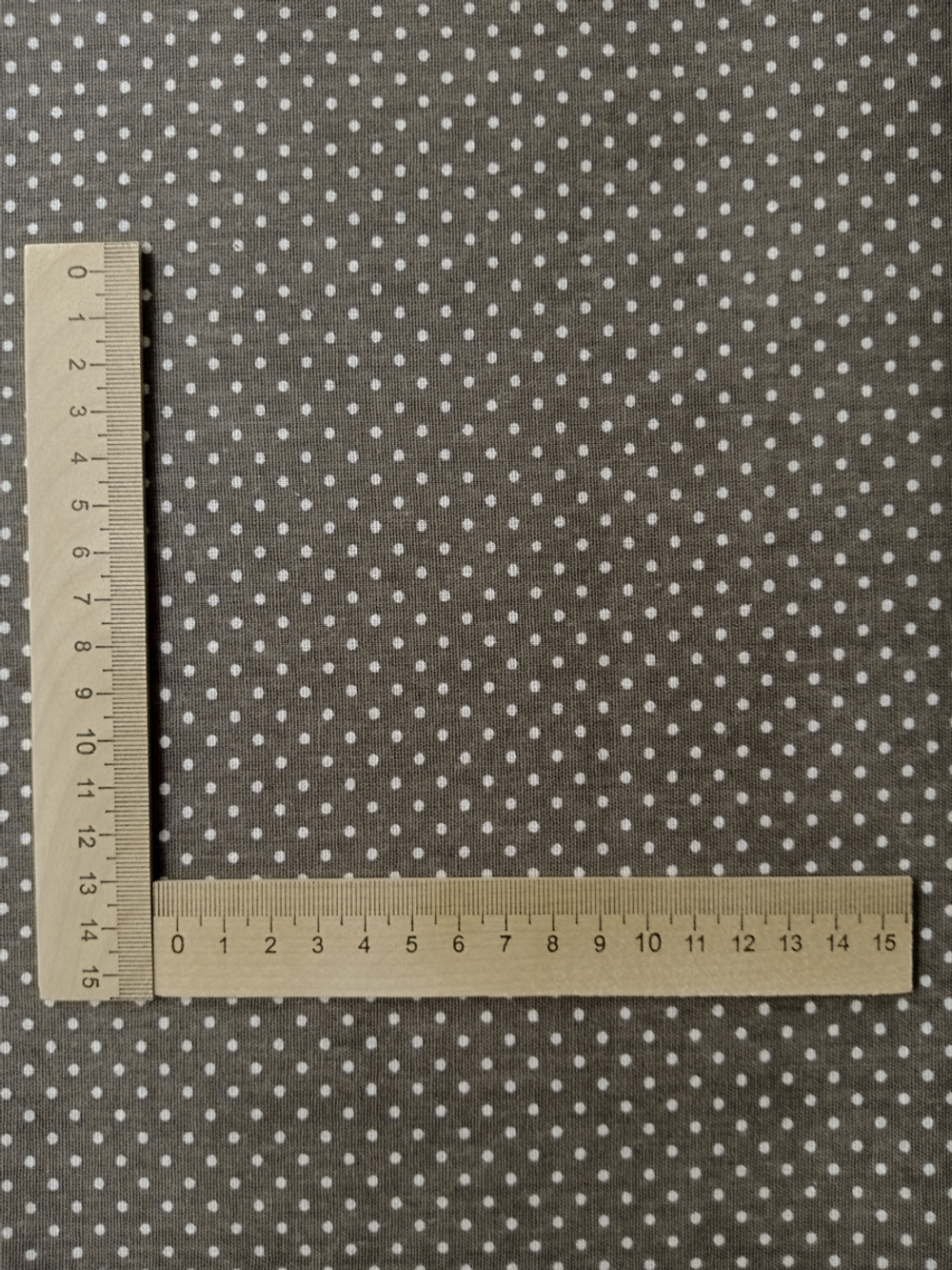 Ткань бязь плательная, рис. "Горох 2 мм", ширина 150 см, арт. 065