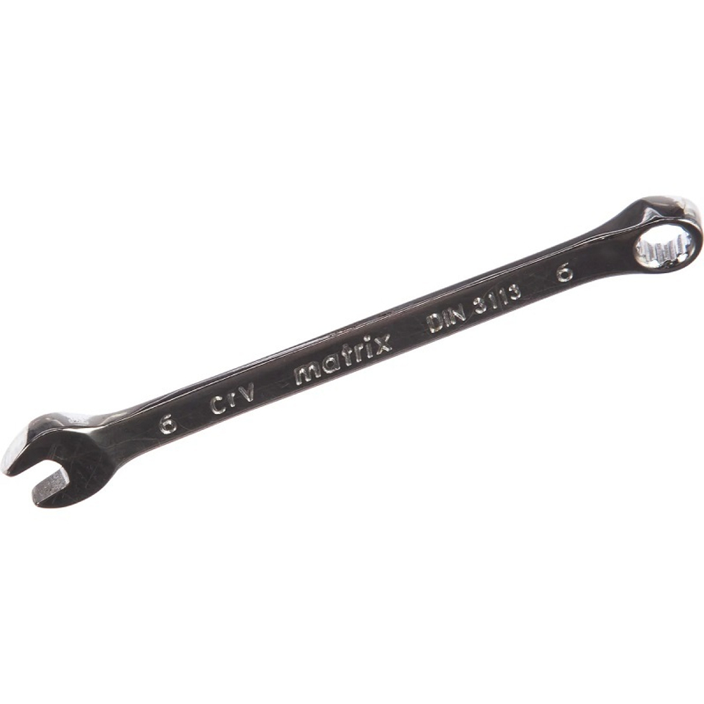 Ключ комбинированный 6 мм CrV MATRIX