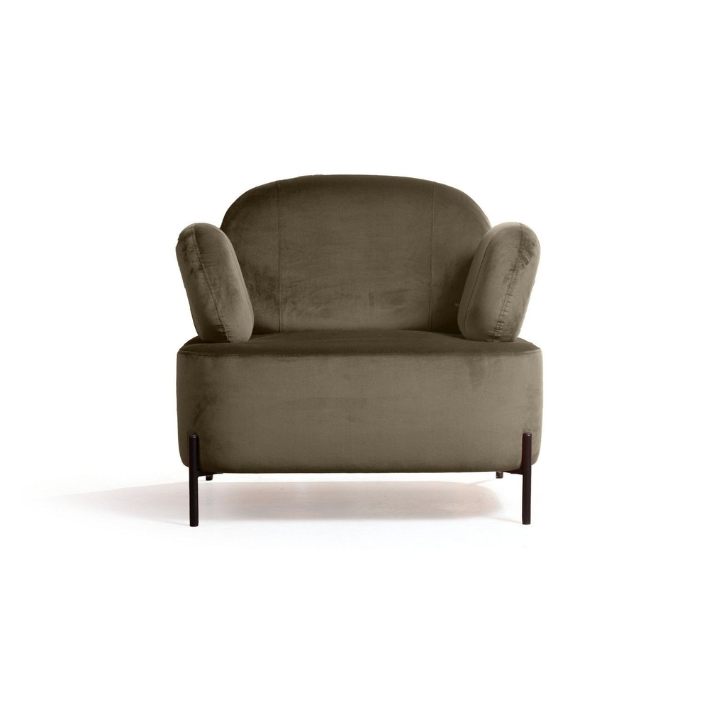 Кресло Dandy, бархат matte 65 коричневый