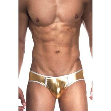 Мужские трусы брифы золотистые Cosmos Colors CM20_SG