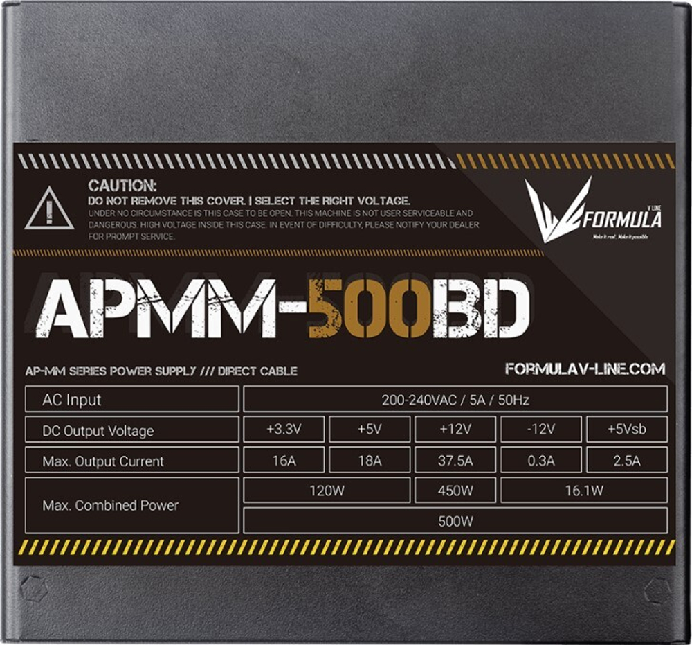 Блок питания ATX FORMULA APMM-500BD