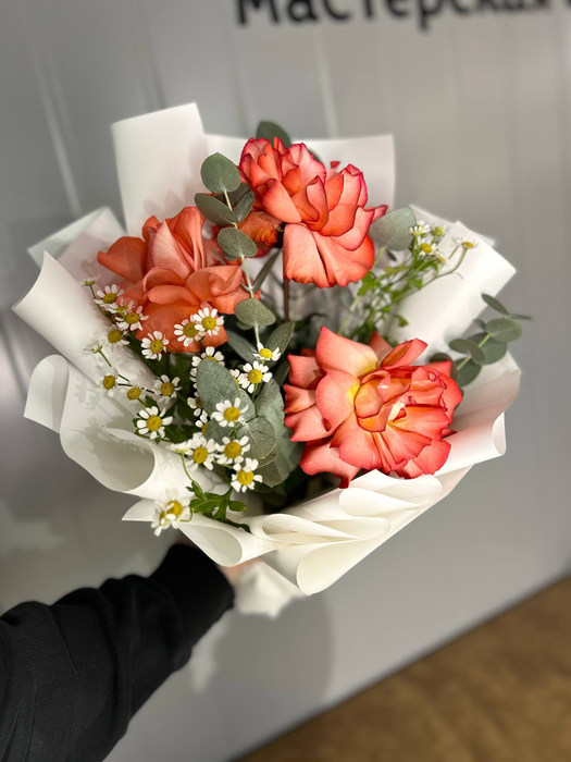 Букет- комплимент с французскими розами