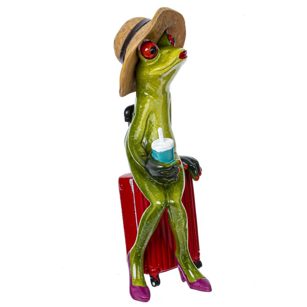 GAEM Фигурка декоративная "Лягушка", L6,5 W5,5 H17 см