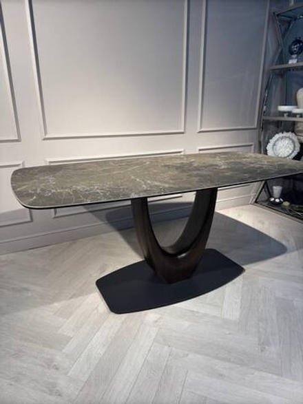 Стол обеденный Ist Casa Римини, 180х90х76 см, коричневая керамика