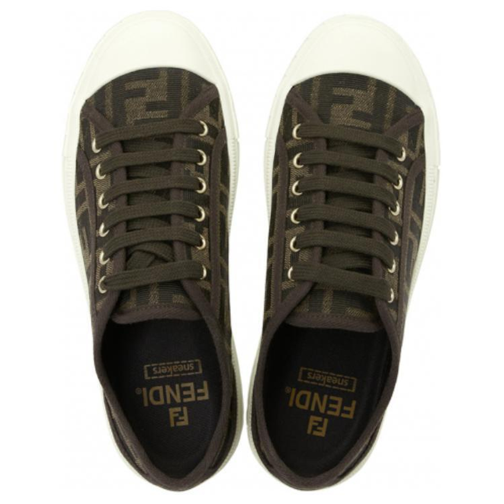 Кеды FENDI Domino FF, 8E8325AJZXF0R7V