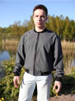 Бомбер из СофтШелл на флисе