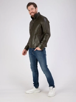 Кожаная куртка демисезонная