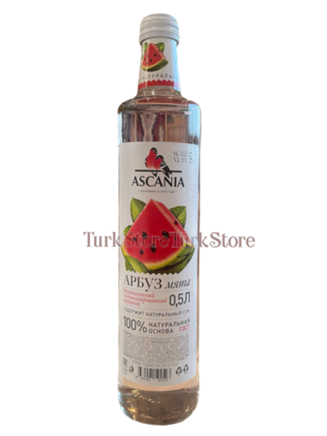Лимонад ASCANIA арбуз мята 0,5 л
