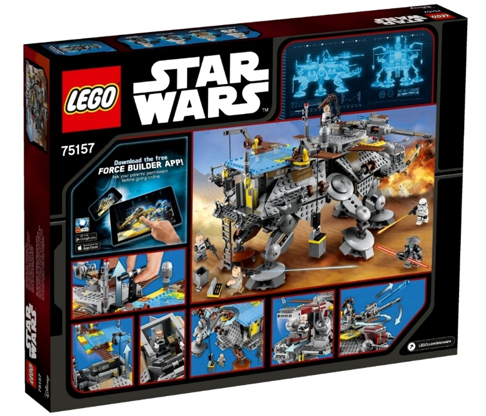 LEGO Star Wars: Шагающий штурмовой вездеход AT-TE 75157 — Captain Rex's AT-TE — Лего Стар ворз Звёздные войны Эпизод