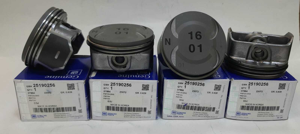Поршни с кольцами STD Z16XER GM