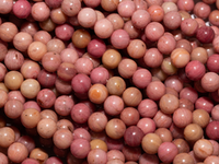 Нить бусин из родонита 6,5мм