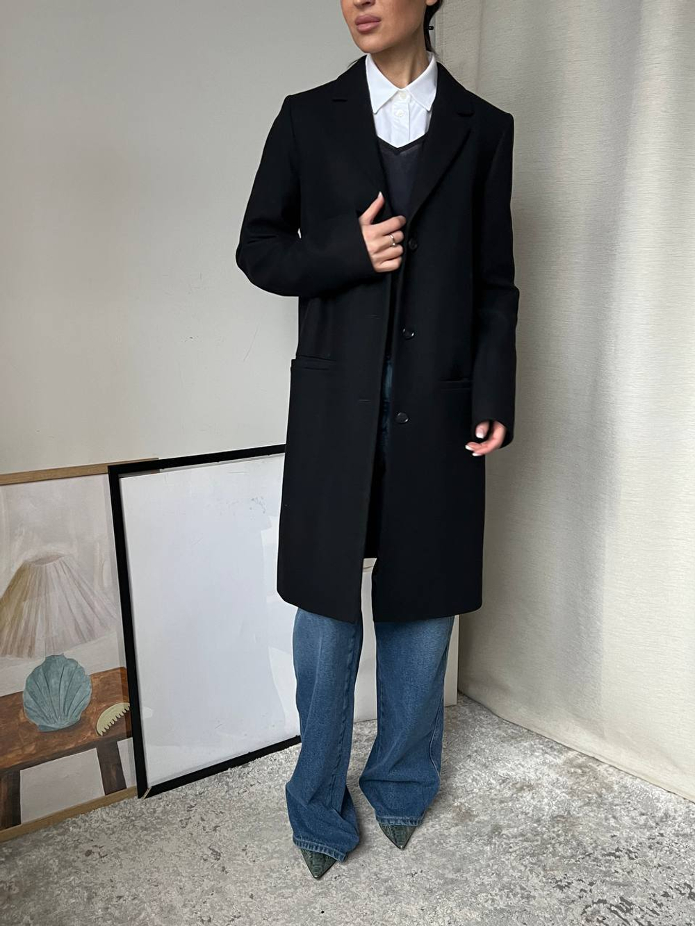 Шерстяное пальто Cos, xs/s
