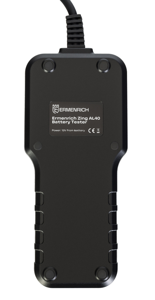 Тестер аккумуляторный Ermenrich Zing AL40, фиолетовый