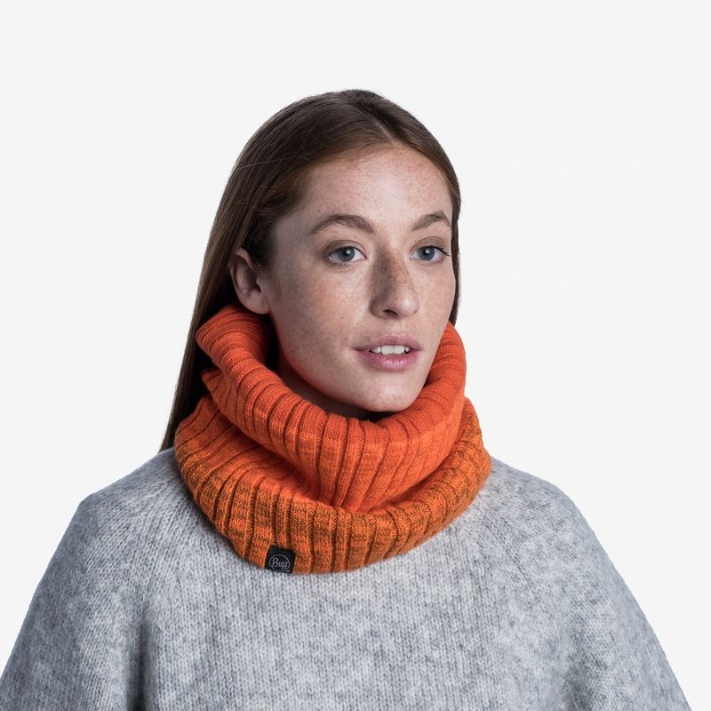 Вязаный шарф-труба с флисом Buff Neckwarmer Knitted Polar Igor Fire Фото 3